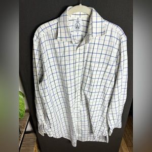 Cordings Navy/Grey/Purple Long-Sleeve Button-Up